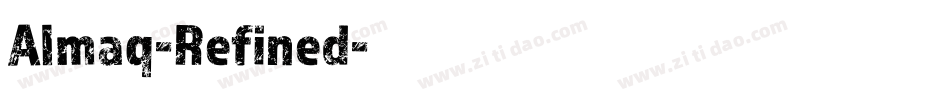 Almaq-Refined字体转换