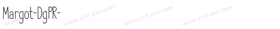 Margot-DgPR字体转换