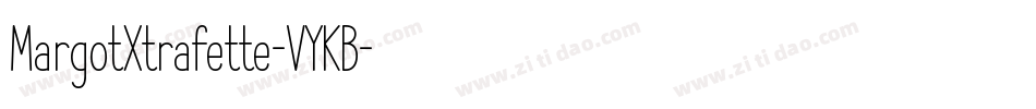 MargotXtrafette-VYKB字体转换