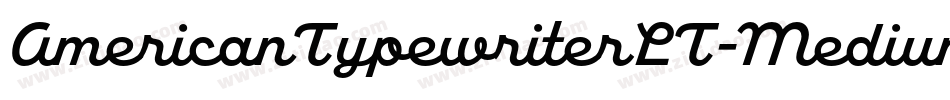 AmericanTypewriterLT-Medium字体转换
