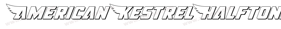 AmericanKestrelHalftone-7x9K字体转换