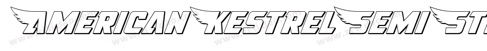 AmericanKestrelSemiStraight-1WP2字体转换