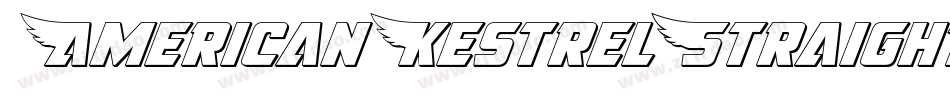 AmericanKestrelStraight3D-KmBy字体转换