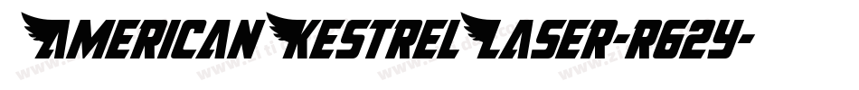 AmericanKestrelLaser-r62y字体转换
