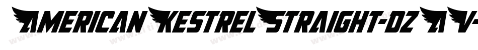 AmericanKestrelStraight-dzAV字体转换