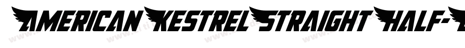 AmericanKestrelStraightHalf-B8Bd字体转换
