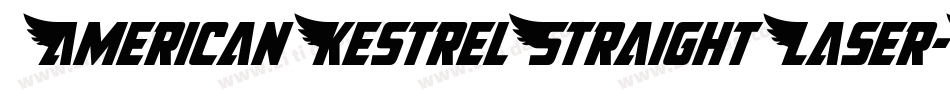 AmericanKestrelStraightLaser-Pg7d字体转换