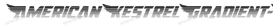 AmericanKestrelGradient-YZ3O字体转换