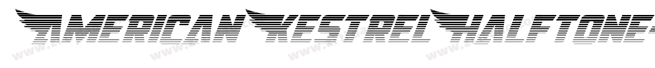 AmericanKestrelHalftone-7x9K字体转换