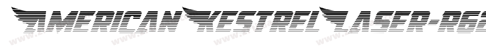 AmericanKestrelLaser-r62y字体转换