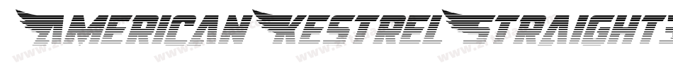 AmericanKestrelStraight3D-KmBy字体转换