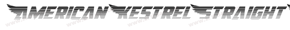 AmericanKestrelStraightHalf-B8Bd字体转换