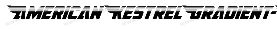 AmericanKestrelGradient-YZ3O字体转换