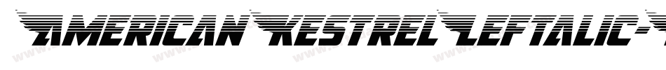AmericanKestrelLeftalic-MPYJ字体转换