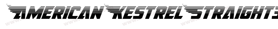 AmericanKestrelStraight3D-KmBy字体转换