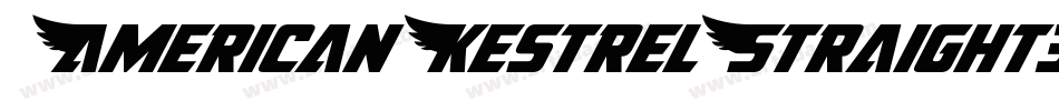 AmericanKestrelStraight3D-KmBy字体转换