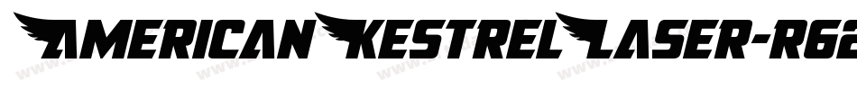 AmericanKestrelLaser-r62y字体转换
