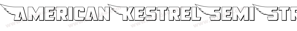 AmericanKestrelSemiStraight-1WP2字体转换