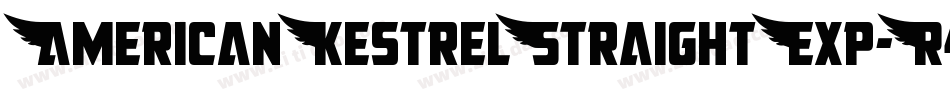 AmericanKestrelStraightExp-R4KA字体转换