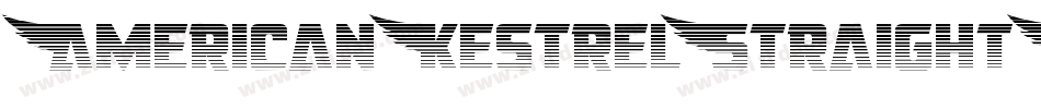 AmericanKestrelStraightHalf-B8Bd字体转换