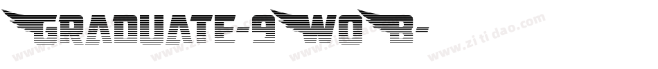 Graduate-9WoB字体转换