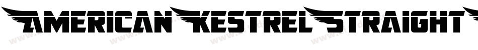 AmericanKestrelStraightHalf-B8Bd字体转换