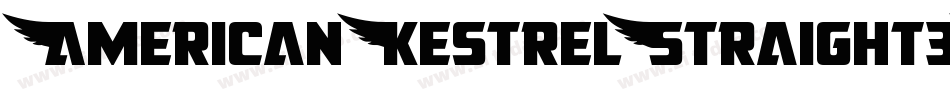 AmericanKestrelStraight3D-KmBy字体转换