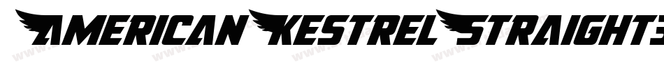 AmericanKestrelStraight3D-KmBy字体转换