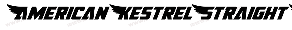 AmericanKestrelStraightHalf-B8Bd字体转换