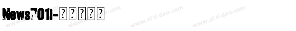 News701i字体转换