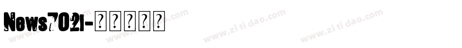 News702i字体转换