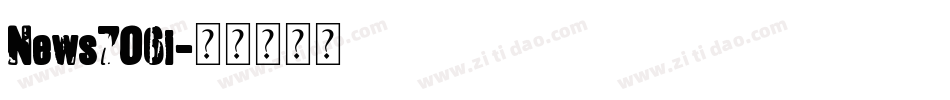 News706i字体转换