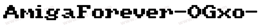 AmigaForever-OGxo字体转换