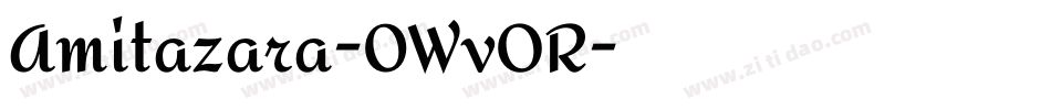 Amitazara-0WvOR字体转换