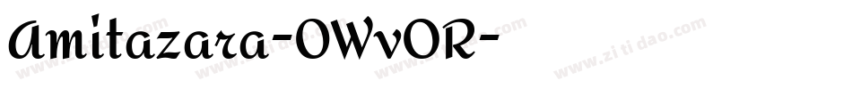Amitazara-0WvOR字体转换