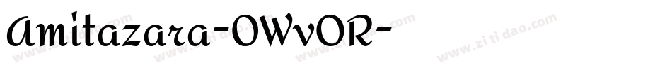 Amitazara-0WvOR字体转换