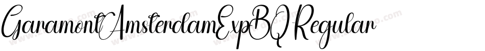 GaramontAmsterdamExpBQ-Regular字体转换 GaramontAmsterdamExpBQ-Regular字体转换
