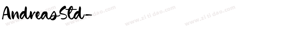 AndreasStd字体转换