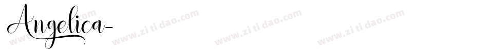 Angelica字体转换