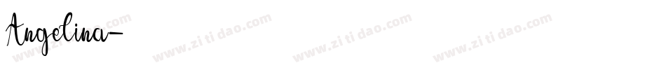 Angelina字体转换