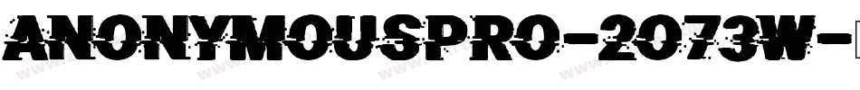 AnonymousPro-2O73w字体转换