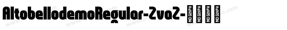 AltobellodemoRegular-ZvaZ字体转换