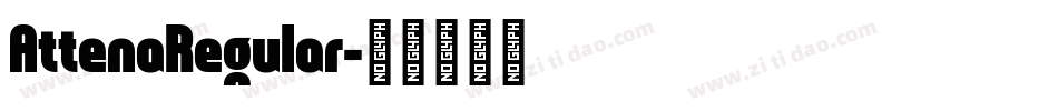 AttenaRegular字体转换