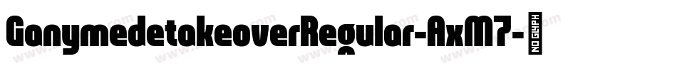 GanymedetakeoverRegular-AxM7字体转换