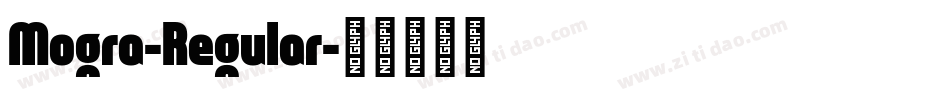 Mogra-Regular字体转换