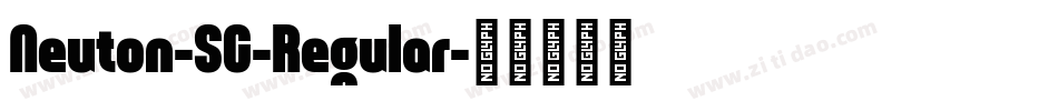 Neuton-SC-Regular字体转换