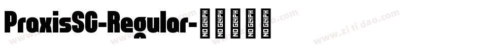 PraxisSC-Regular字体转换