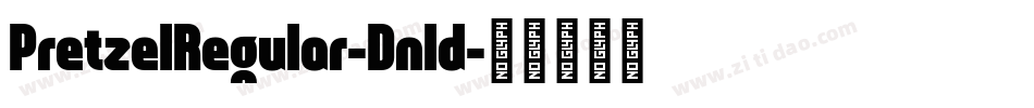 PretzelRegular-Dnld字体转换