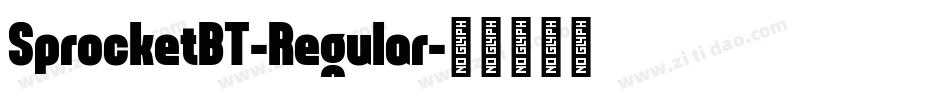 SprocketBT-Regular字体转换