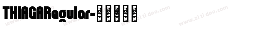 THIAGARegular字体转换